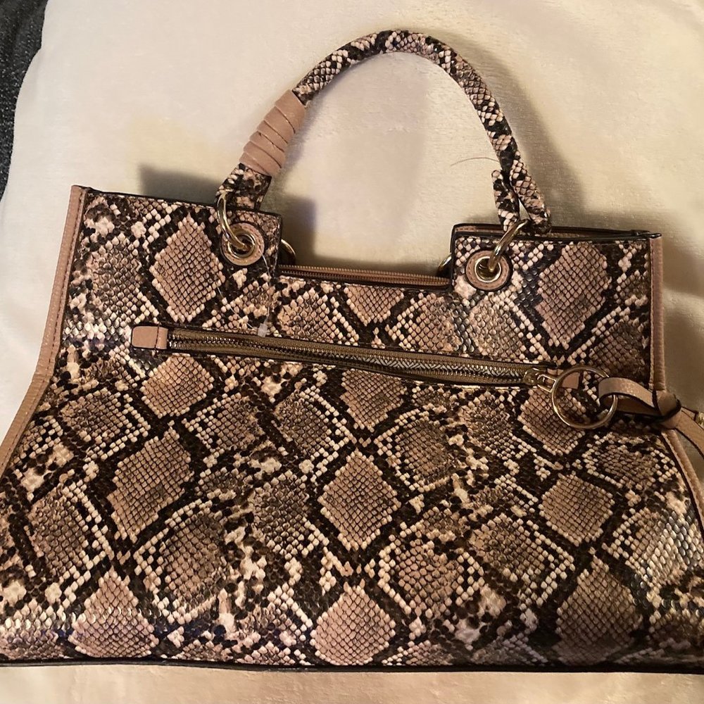 Just Fab Snake Skin Shoulder‎ Tote